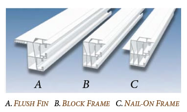 Click Comp ALuminum WHITE-IVORY Frame WINDOW BLOCK Modular Opening